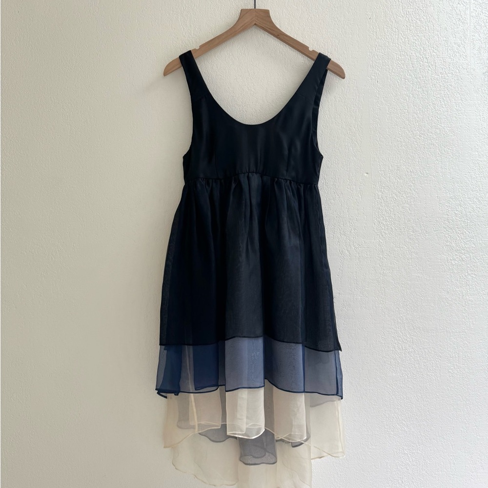 Anzevino and Florence High Low Tiered Ice Cream Dress